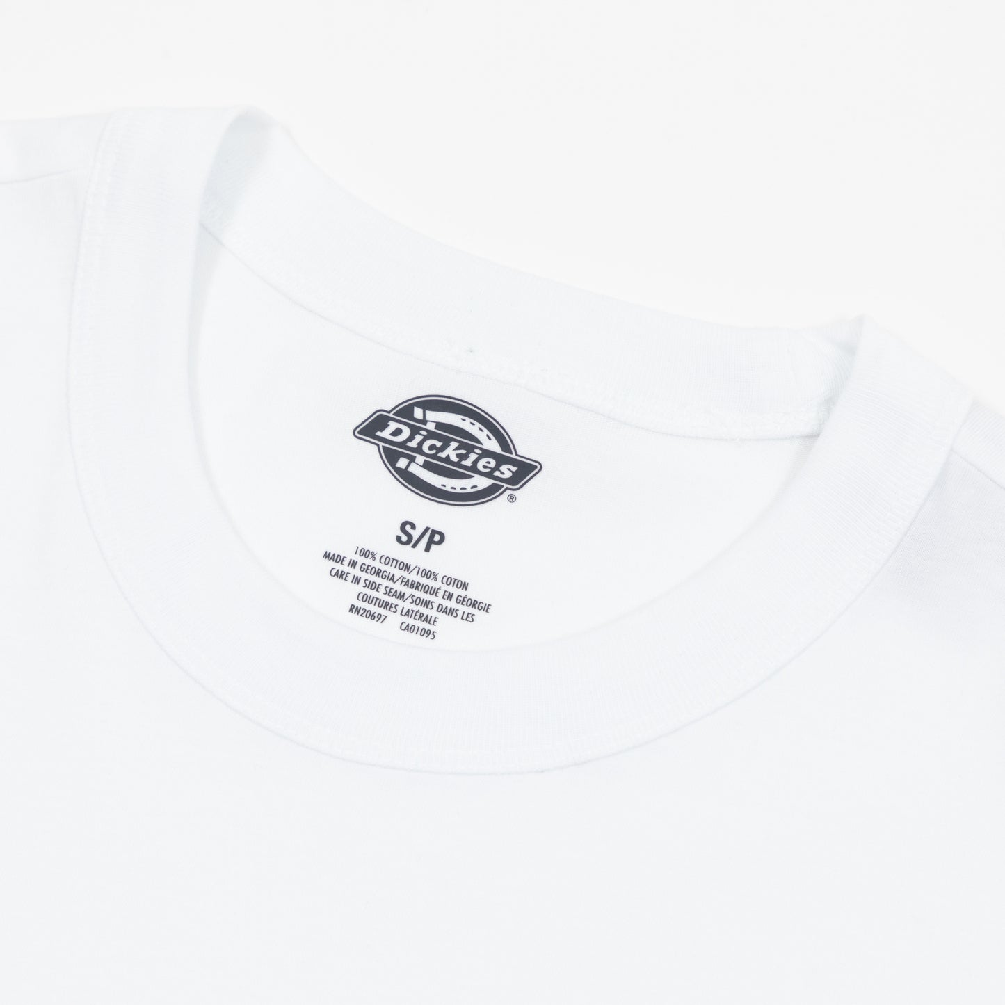 DICKIES Aitkin T-Shirt in WHITE & DARK FOREST