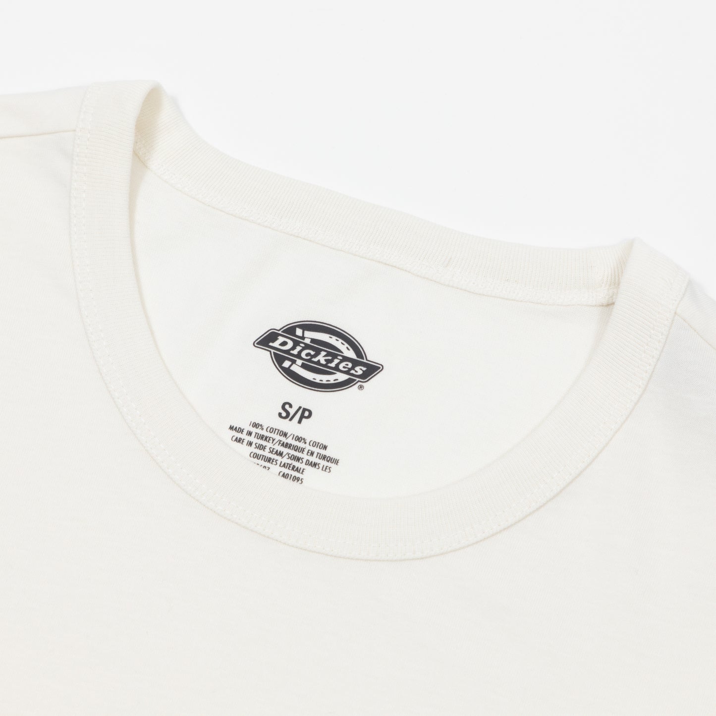 DICKIES Aitkin T-Shirt in CREAM & RED
