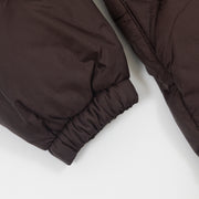 Womens DICKIES Alatna Long Line Puffer Jacket in BROWN