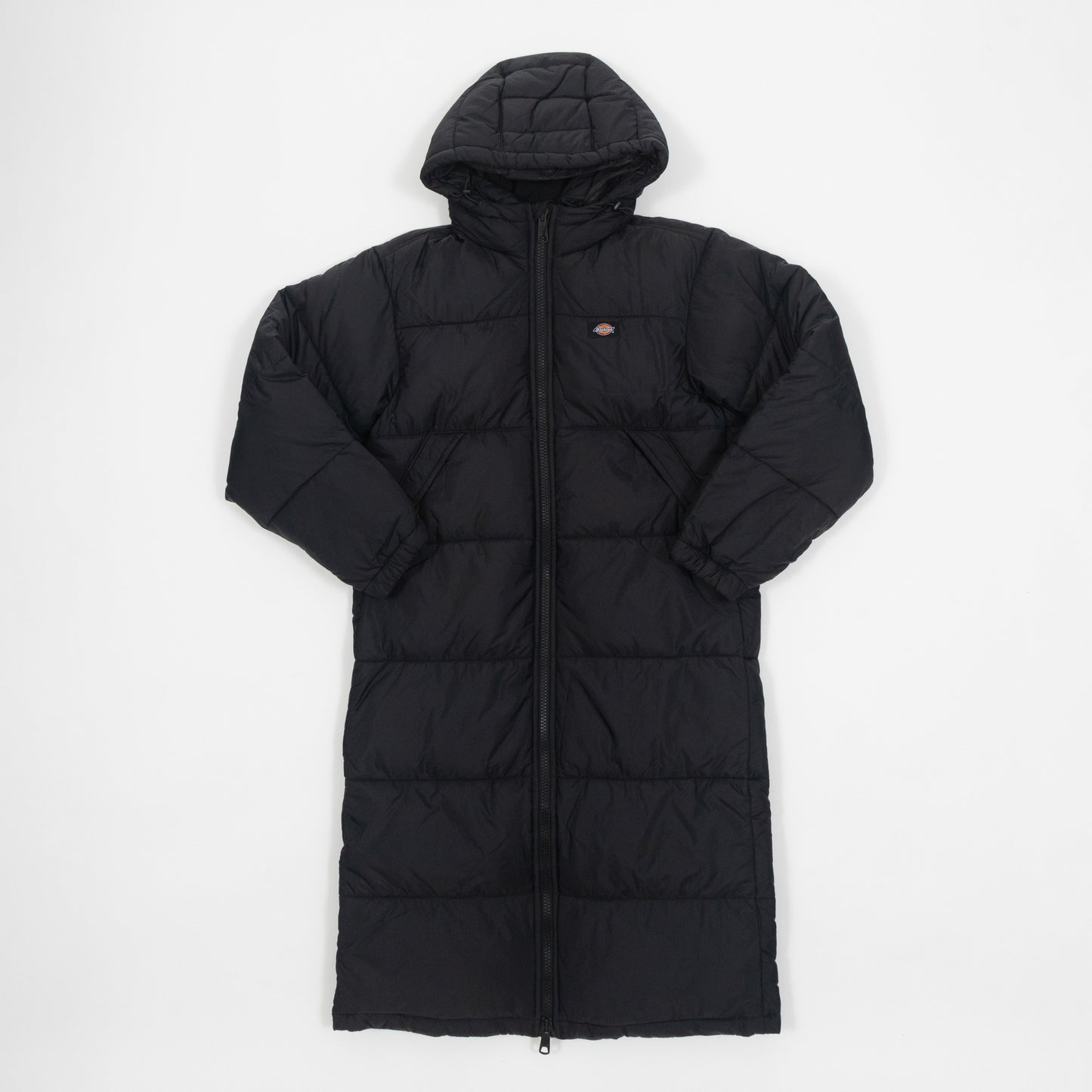Womens DICKIES Alatna Long Coat in BLACK