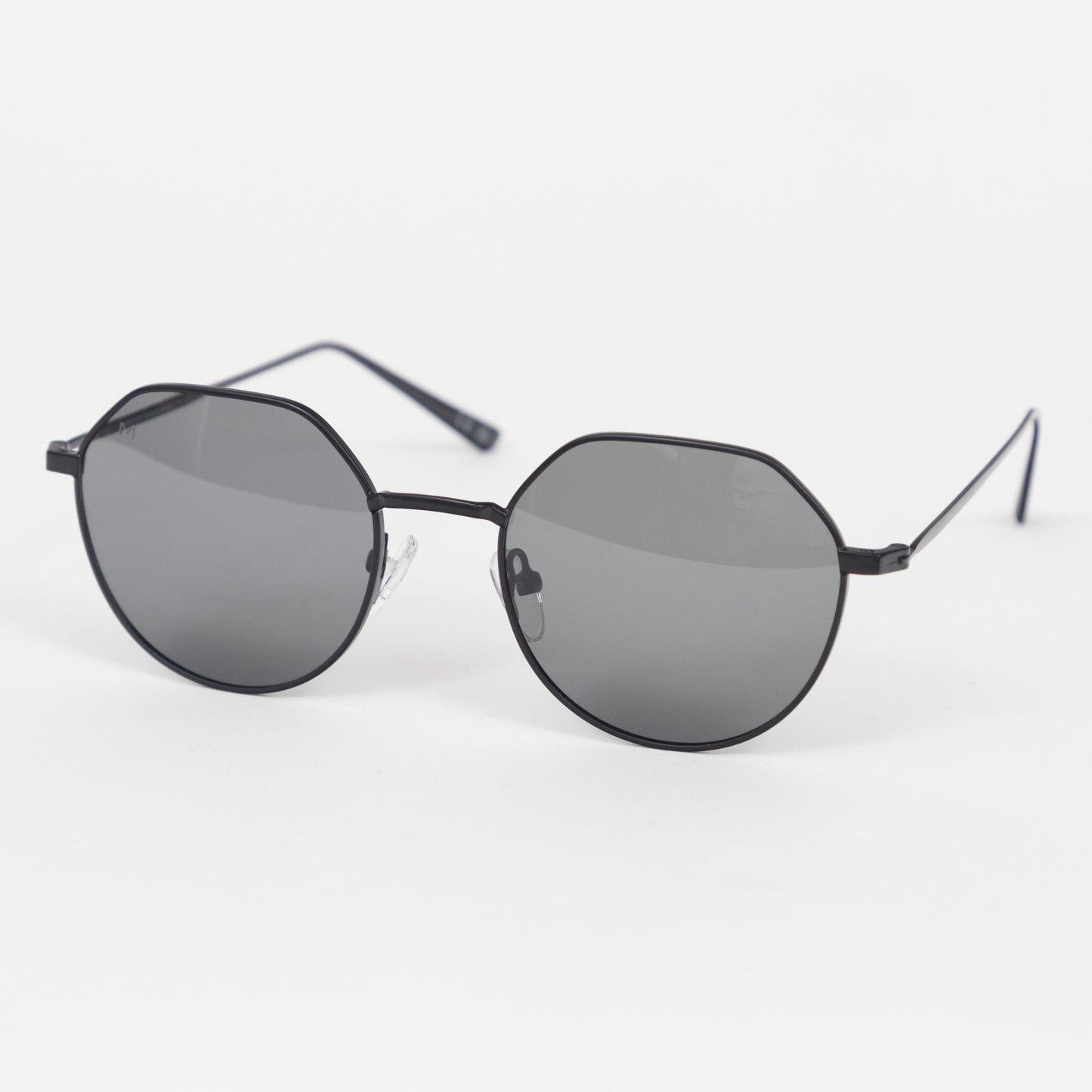 MELLER Aldabra Geometric Style Sunglasses in ALL BLACK