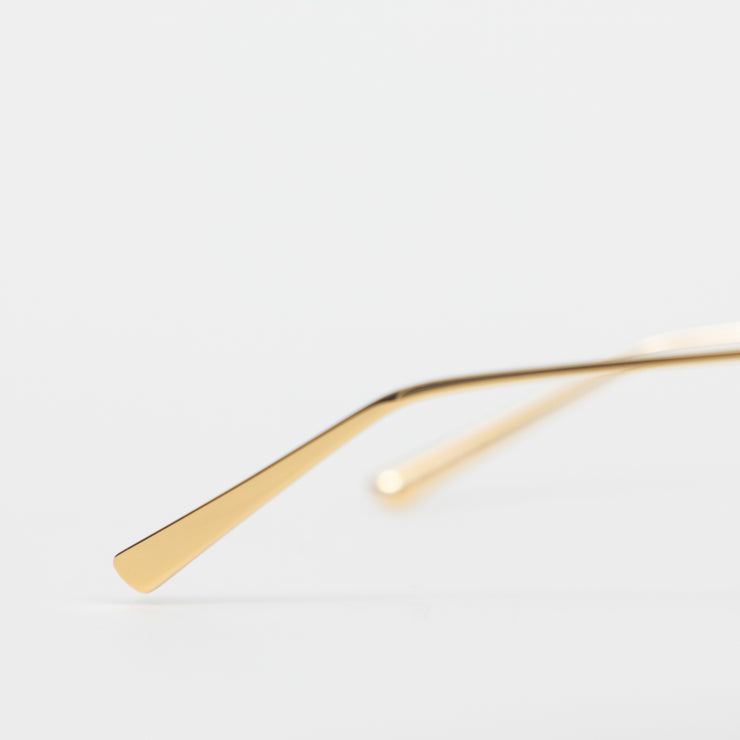 MELLER Aldabra Geometric Style Sunglasses in GOLD