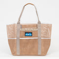 KAVU Alder Lake Mesh Tote Bag in LIGHT BROWN