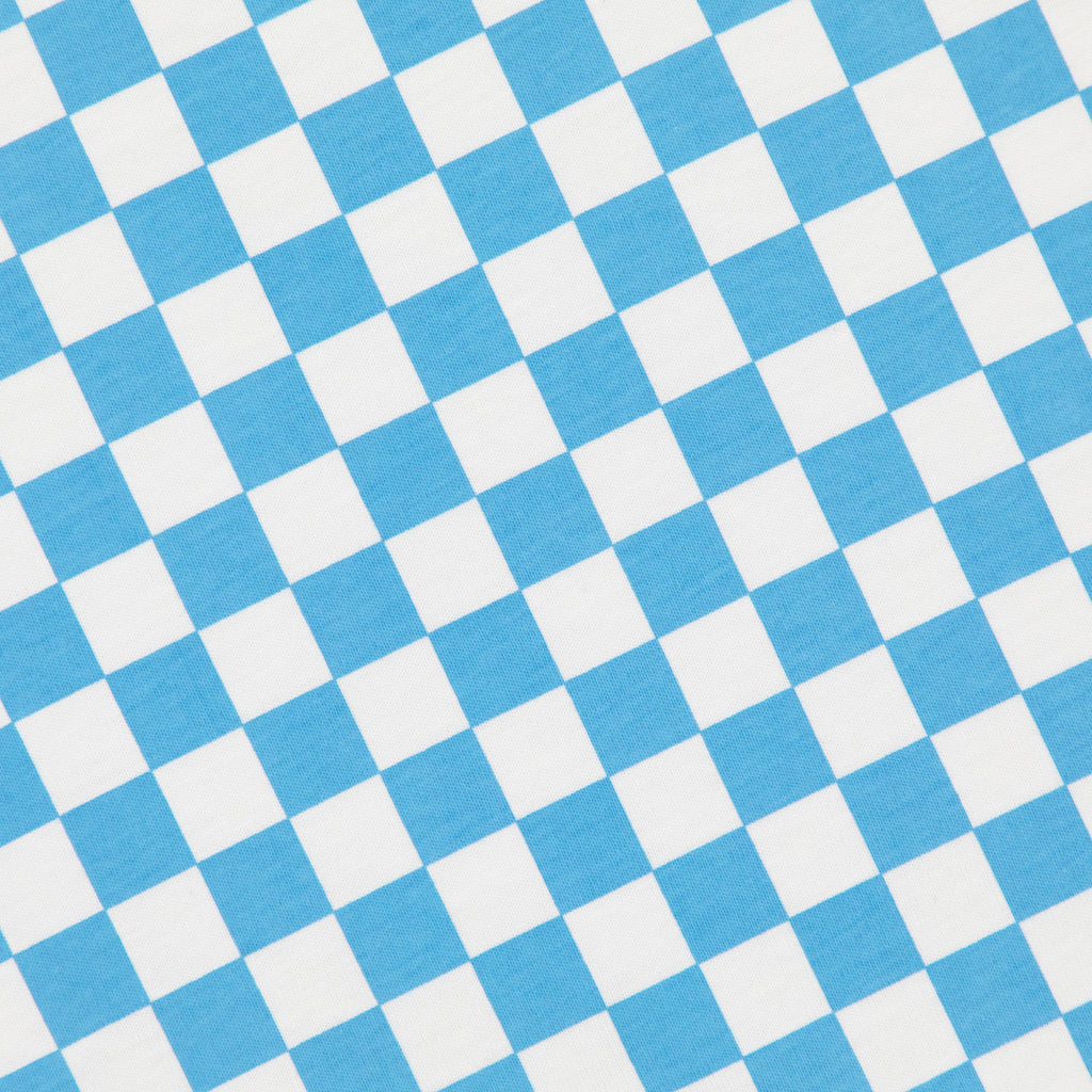 sergio tacchini alfredo t-shirt blue white check pattern