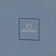 BRIXTON Alpha Thread Short Sleeve T-Shirt in BLUE