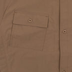ELLIKER Alston Short Sleeve Shirt in DARK BEIGE