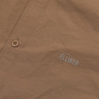 ELLIKER Alston Short Sleeve Shirt in DARK BEIGE