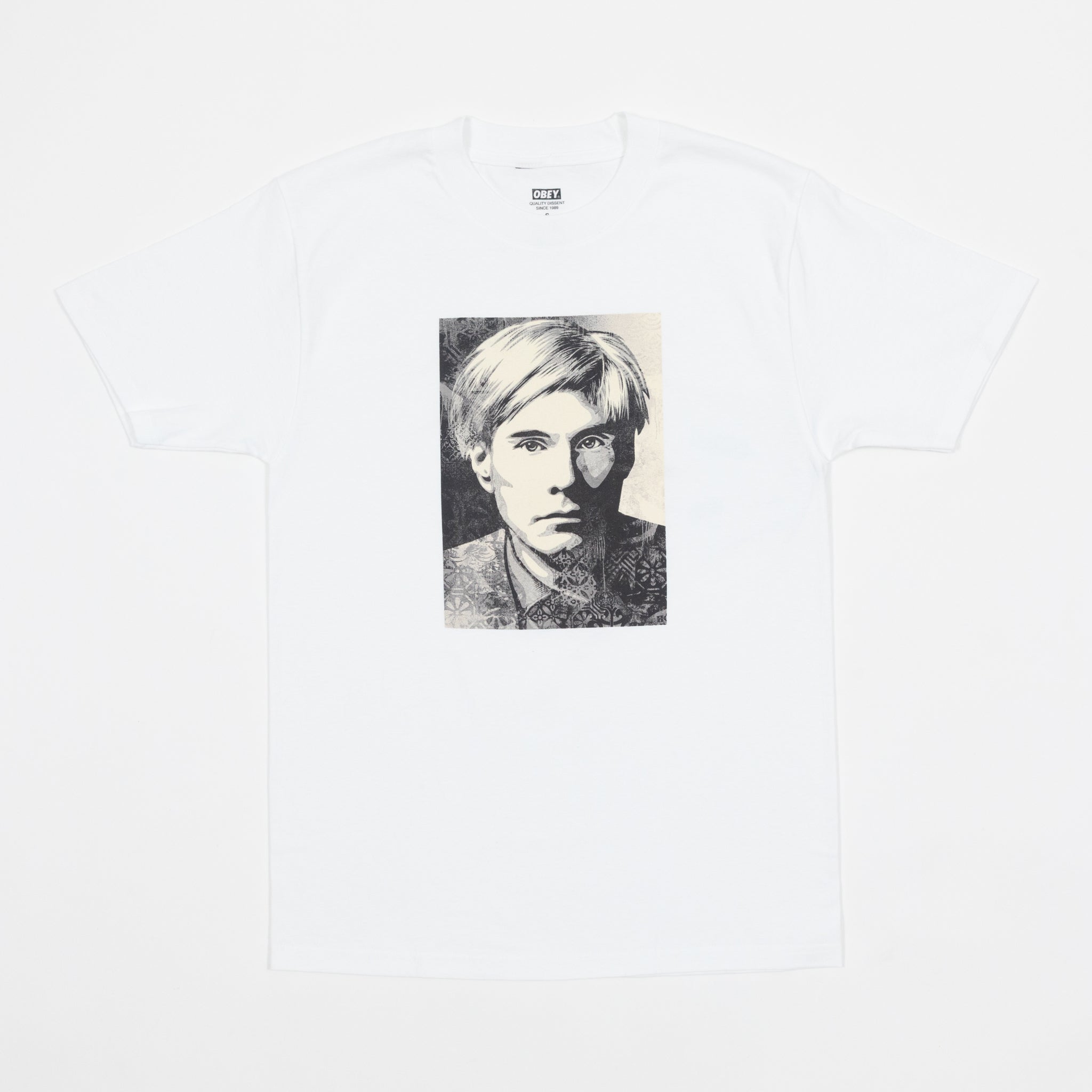 OBEY Andy Warhol Graphic T-Shirt in WHITE