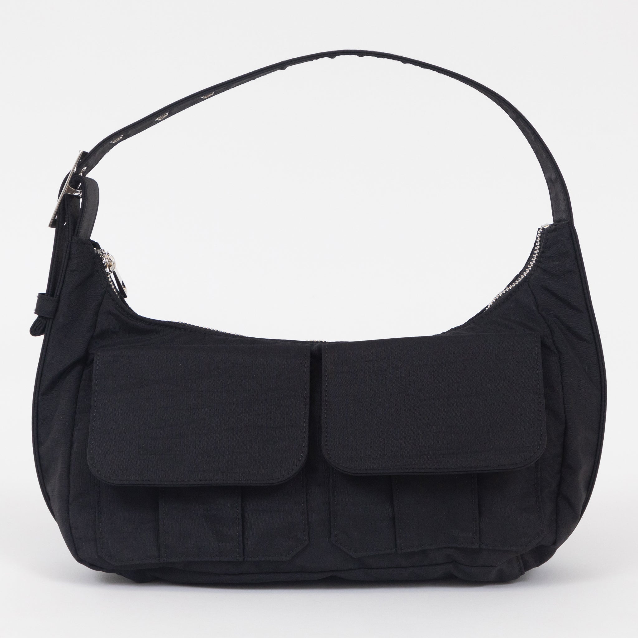 Women's MISFIT SHAPES Aquarius Moon Shoulder Bag in BLACK