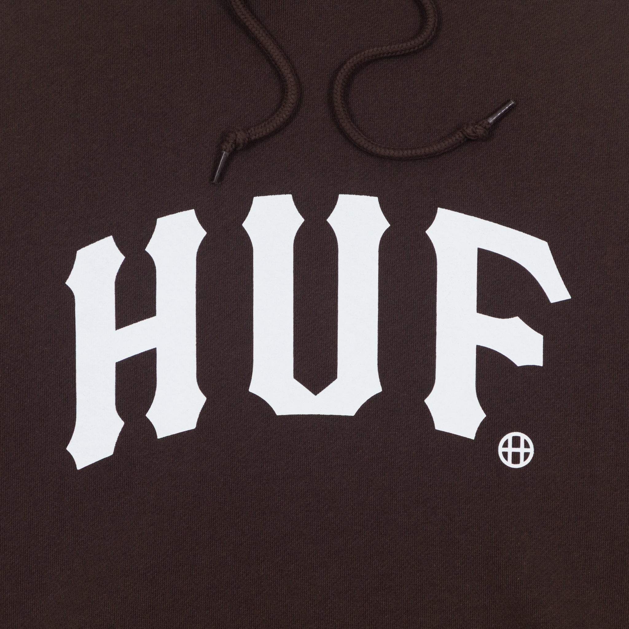 HUF Arch Graphic Hoodie in BROWN