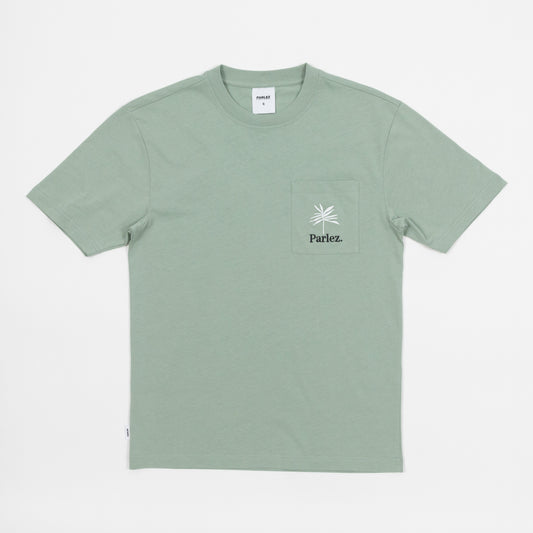 PARLEZ Areca Pocket T-Shirt in LIGHT GREEN