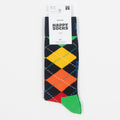 HAPPY SOCKS Argyle Socks in NAVY