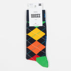 HAPPY SOCKS Argyle Socks in NAVY
