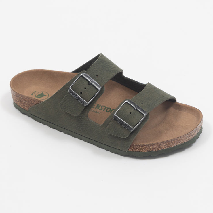 BIRKENSTOCK Arizona Birko-Flor Nubuck Sandals in GREEN