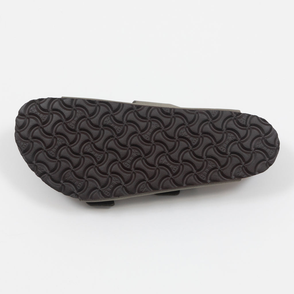 BIRKENSTOCK Arizona Birko-Flor Nubuck Sandals in STONE