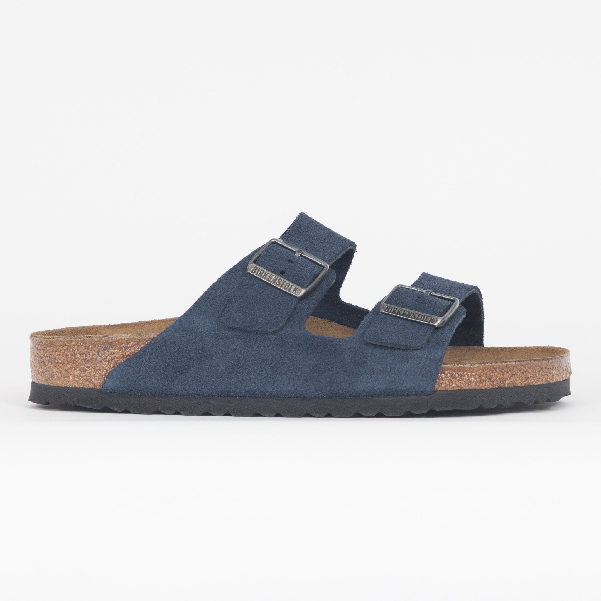 BIRKENSTOCK Arizona Suede Sandals in NEW NAVY