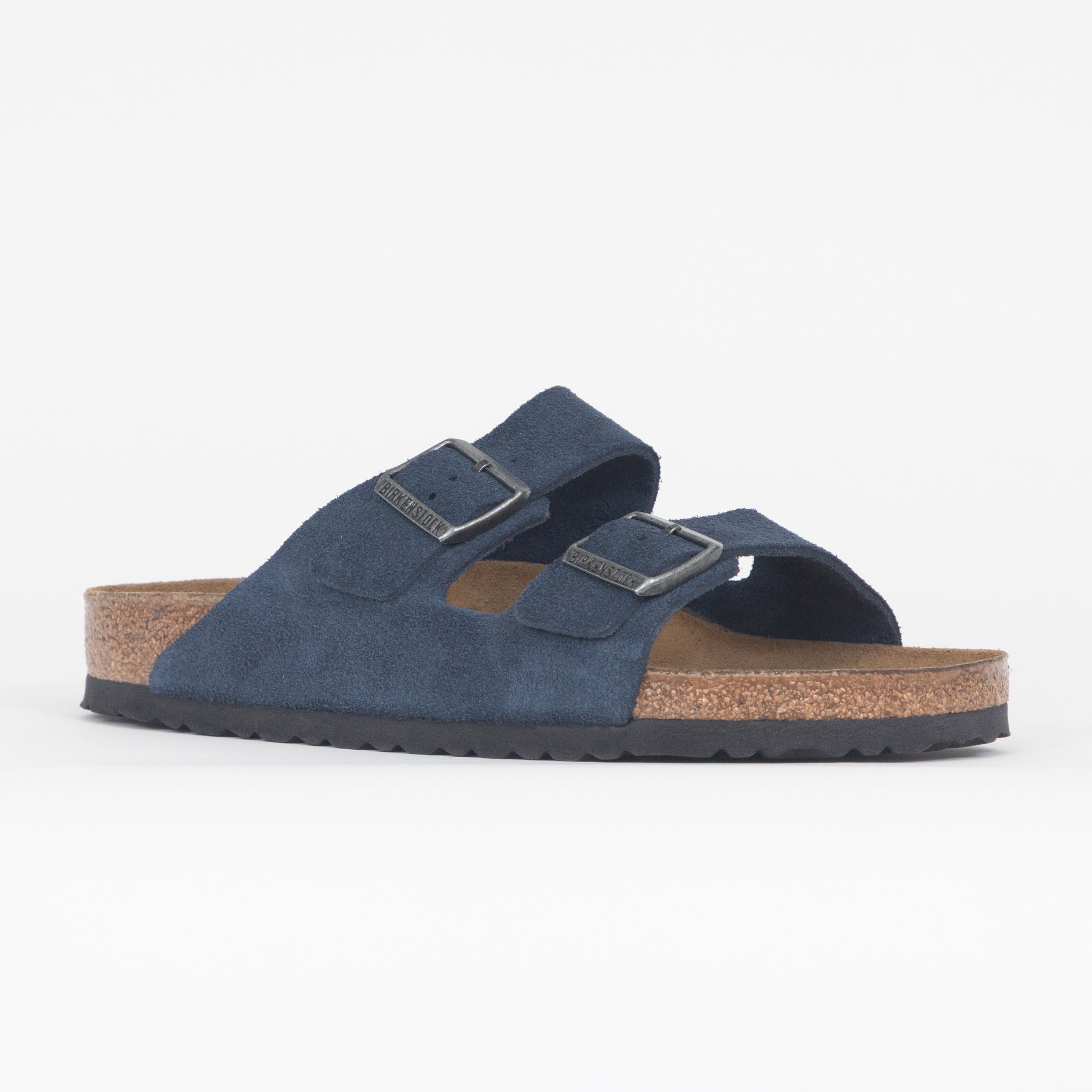 BIRKENSTOCK Arizona Suede Sandals in NEW NAVY