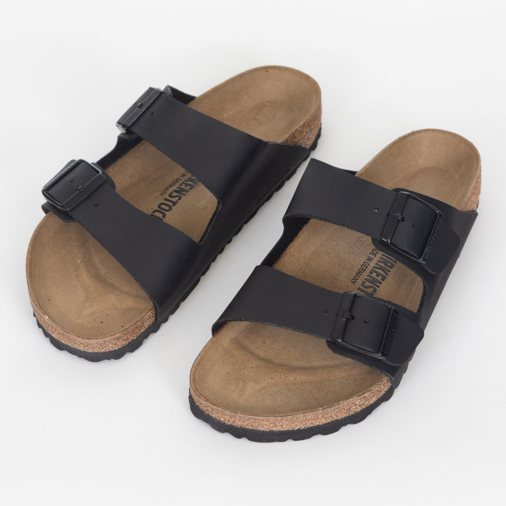 BIRKENSTOCK Arizona Birko-Flor Sandals in BLACK