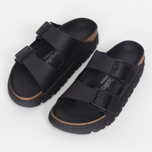 Womens BIRKENSTOCK Arizona Chunky Birko-Flor in BLACK