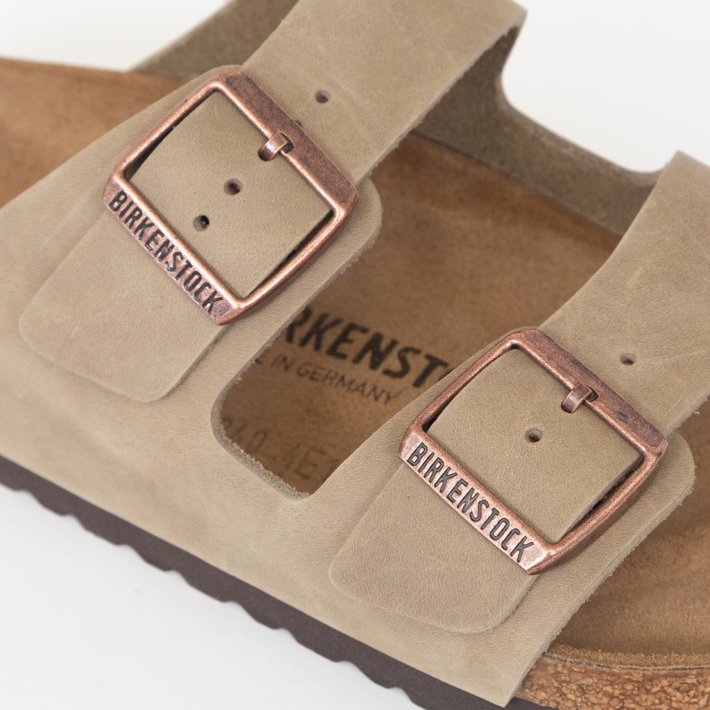 Birkenstock Arizona Buckle and Material close up