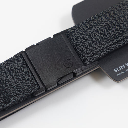 ARCADE BELTS Atlas Slim Belt in HEATHER BLACK