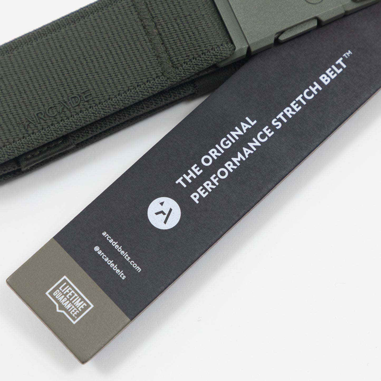ARCADE BELTS Atlas Standard Belt in IVY GREEN