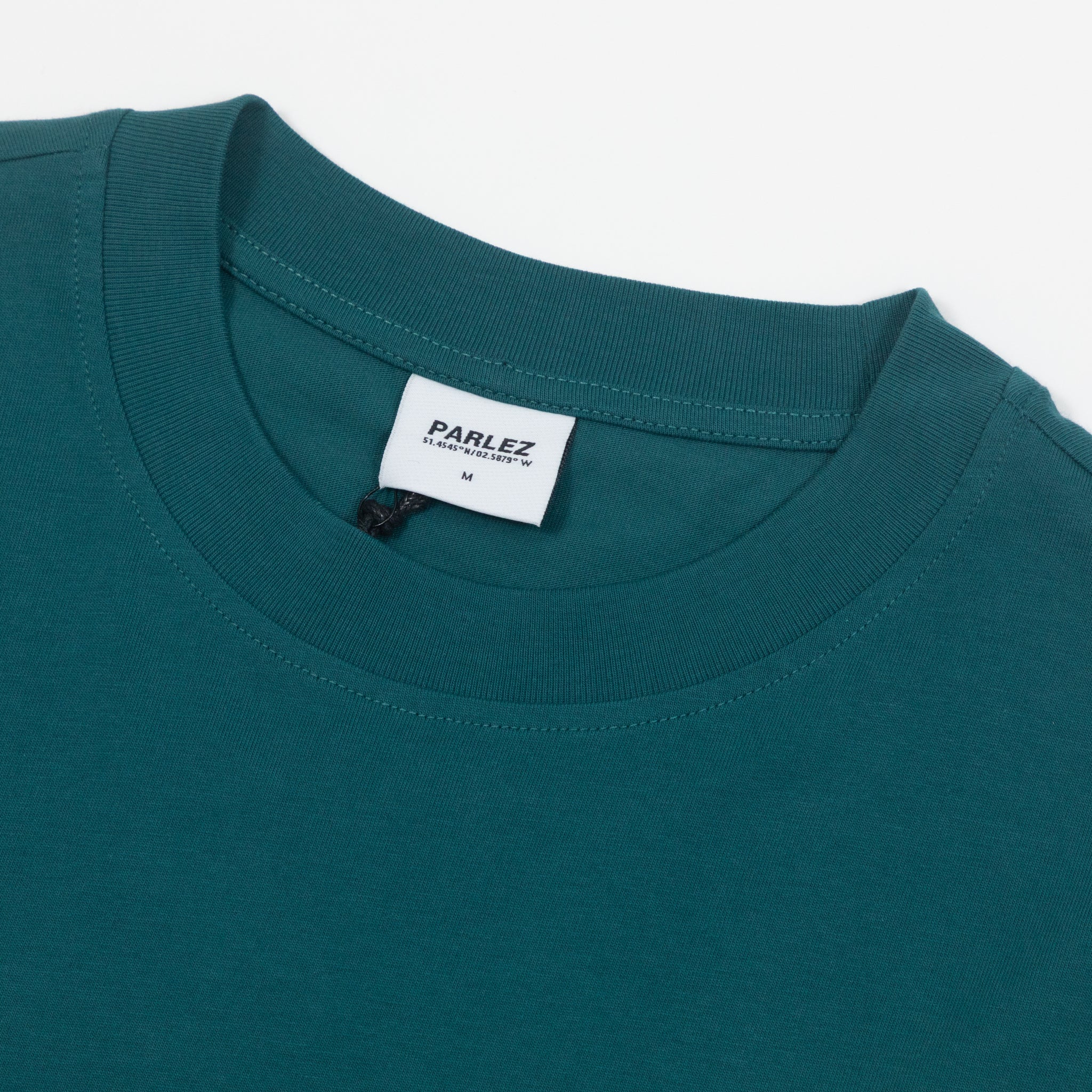 PARLEZ Augria T-Shirt in PETROL GREEN