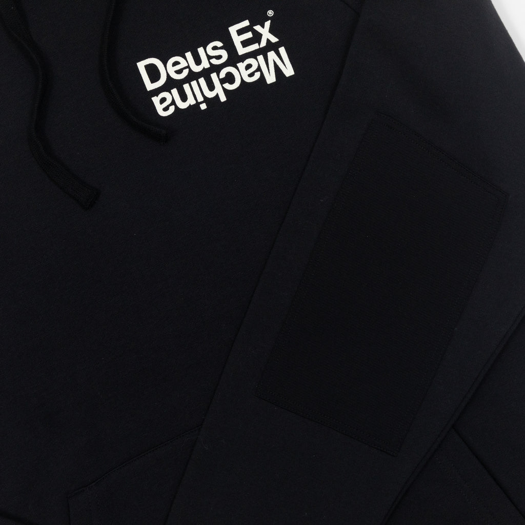 DEUS EX MACHINA Axis Hoodie in BLACK