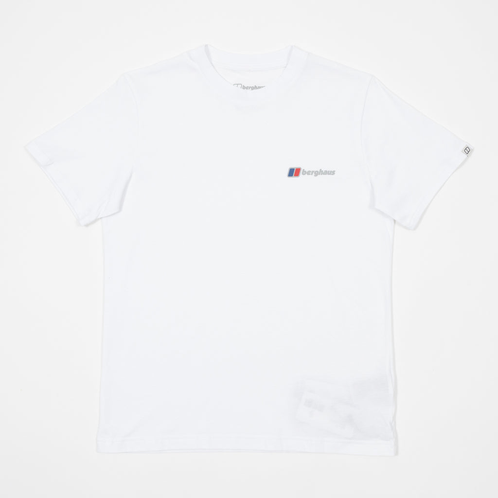 BERGHAUS Classic Logo T-Shirt in WHITE