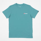 BERGHAUS Front & Back Logo T-Shirt in TEAL