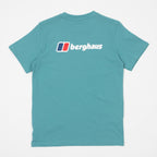 BERGHAUS Front & Back Logo T-Shirt in TEAL