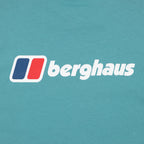 BERGHAUS Front & Back Logo T-Shirt in TEAL