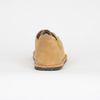 BIRKENSTOCK Utti Lace Suede Leather Shoes in CORK BROWN