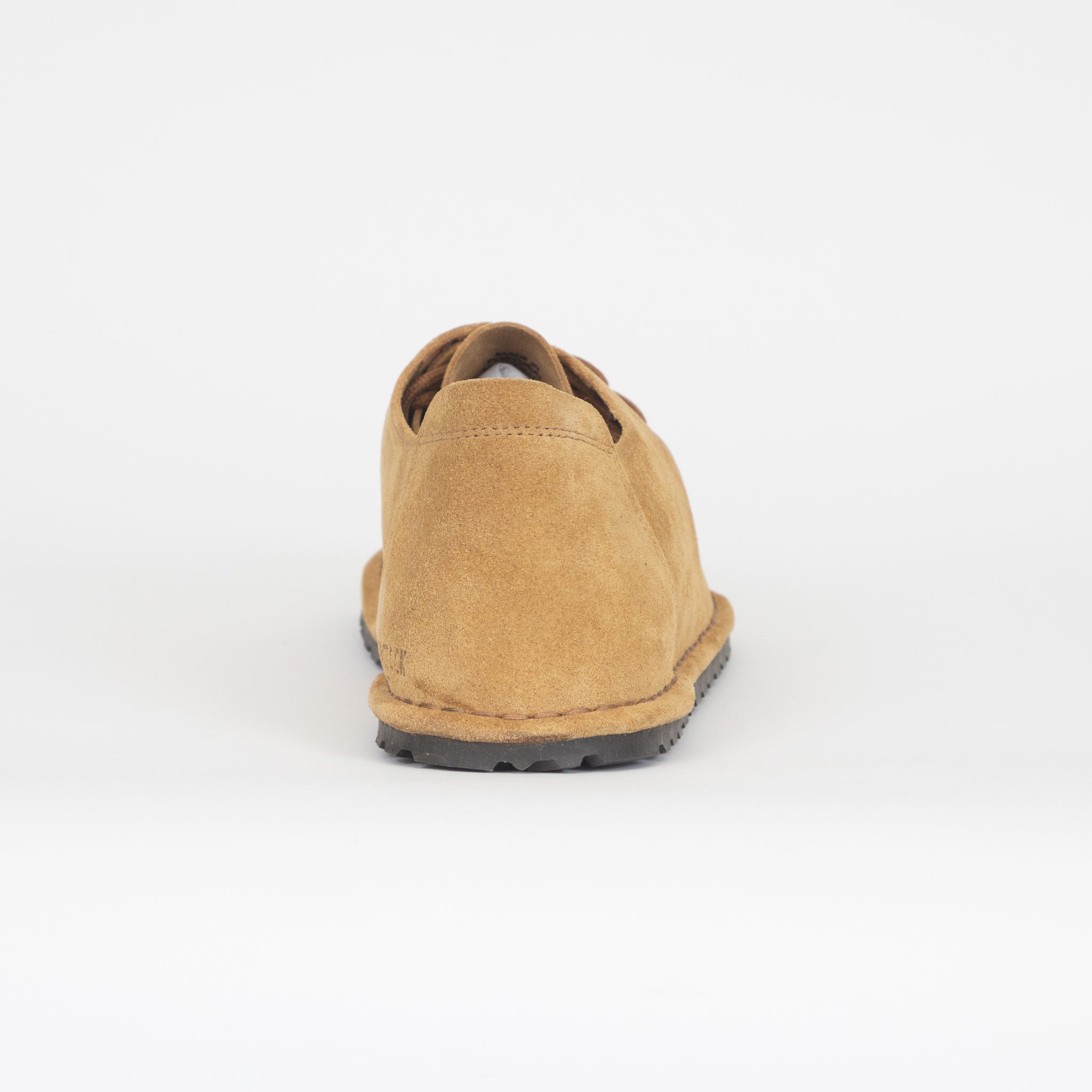 BIRKENSTOCK Utti Lace Suede Leather Shoes in CORK BROWN
