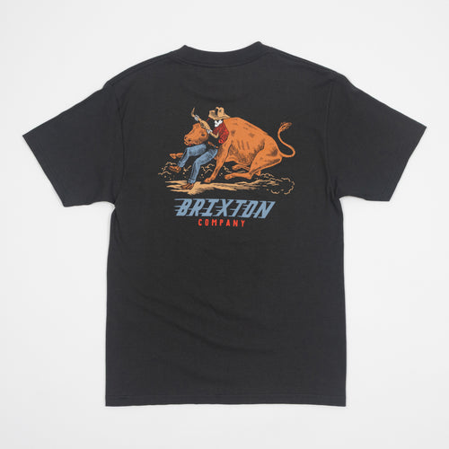 BRIXTON Bulldogger T-Shirt in Vintage Black