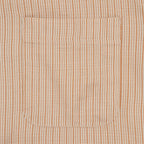 BRIXTON Bunker Slub Shirt in Italian Clay Stripe