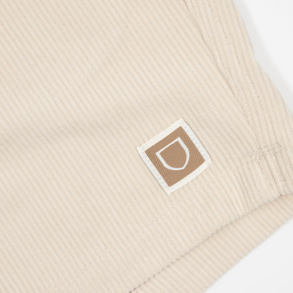 BRIXTON Everyday Corduroy Shorts in Whitecap