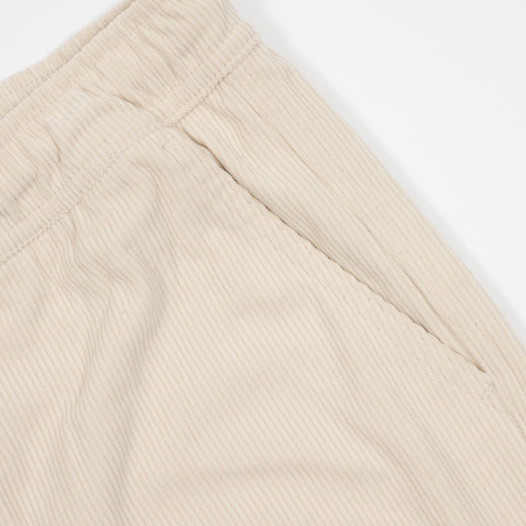 BRIXTON Everyday Corduroy Shorts in Whitecap