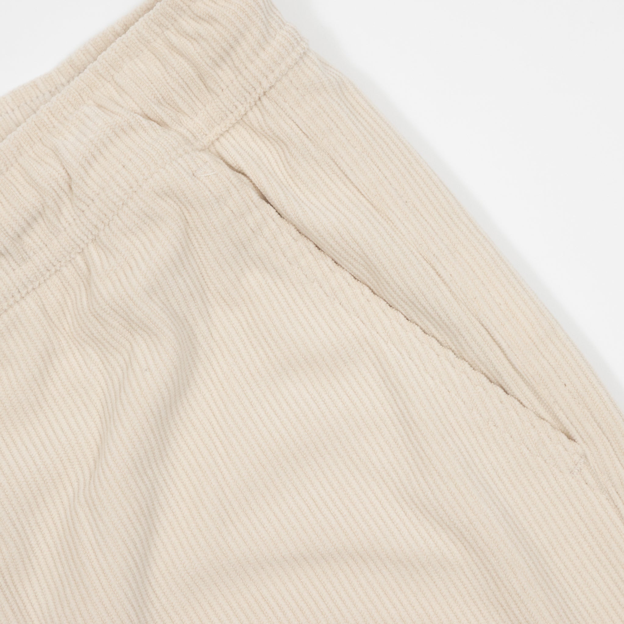 BRIXTON Everyday Corduroy Shorts in Whitecap