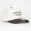 BRIXTON Forget The Cowboy Trucket Hat in CHOCOLATE & OFF WHITE