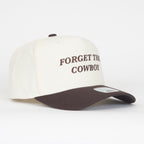 BRIXTON Forget The Cowboy Trucket Hat in CHOCOLATE & OFF WHITE