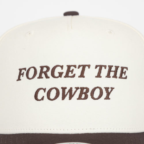 BRIXTON Forget The Cowboy Trucket Hat in CHOCOLATE & OFF WHITE
