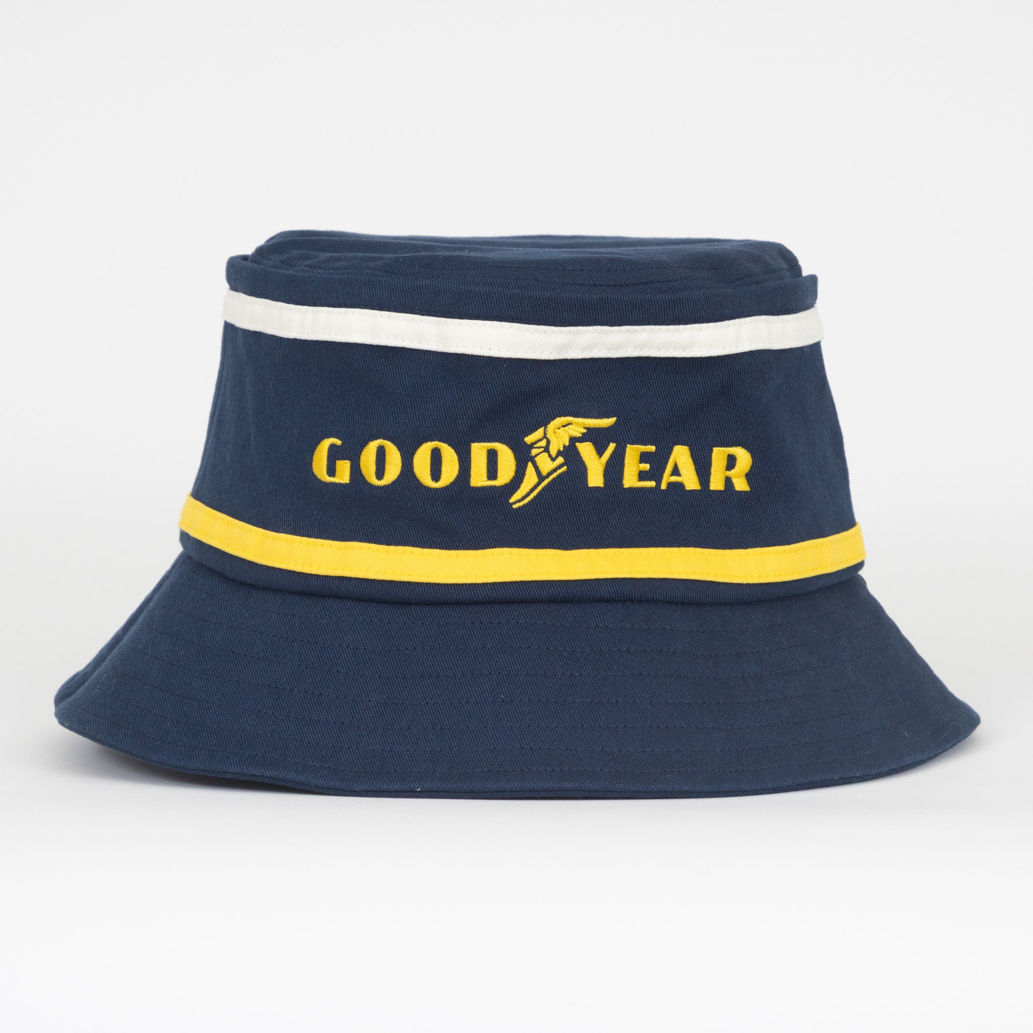 BRIXTON Goodyear Service Bucket Hat in NAVY