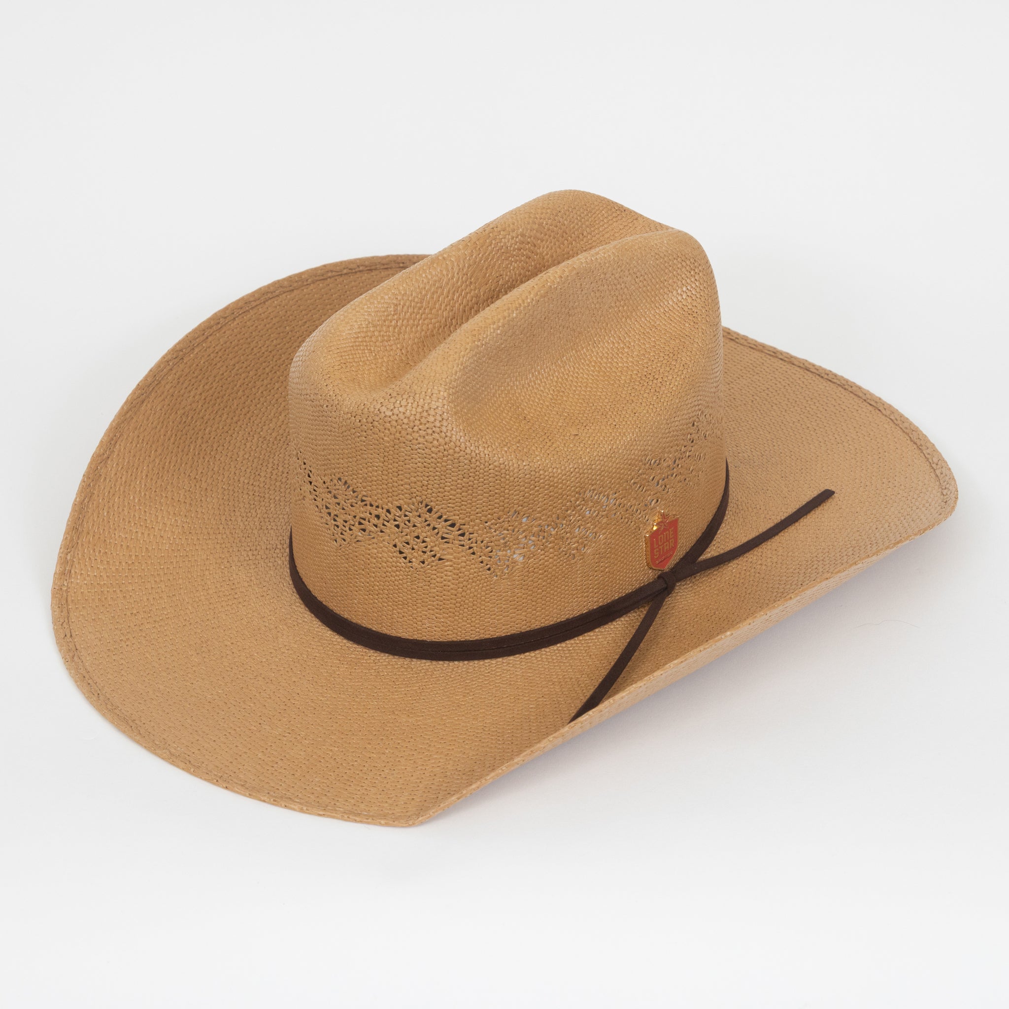 BRIXTON LoneStar Straw Cowboy Hat in Texas Gold