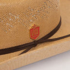 BRIXTON LoneStar Straw Cowboy Hat in Texas Gold