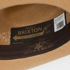 BRIXTON LoneStar Straw Cowboy Hat in Texas Gold