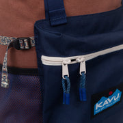 KAVU Daypack Backpack in BLUE & BROWN
