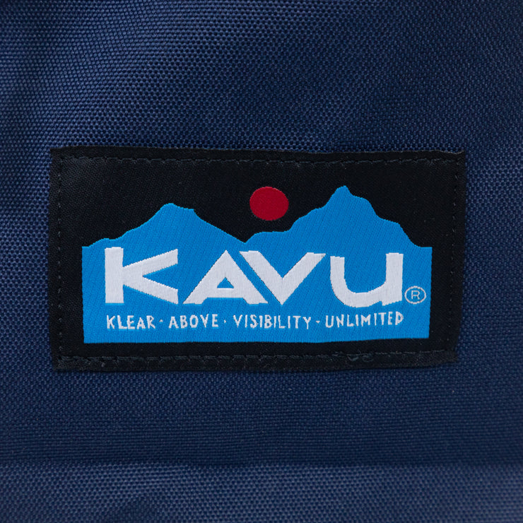 KAVU Daypack Backpack in BLUE & BROWN