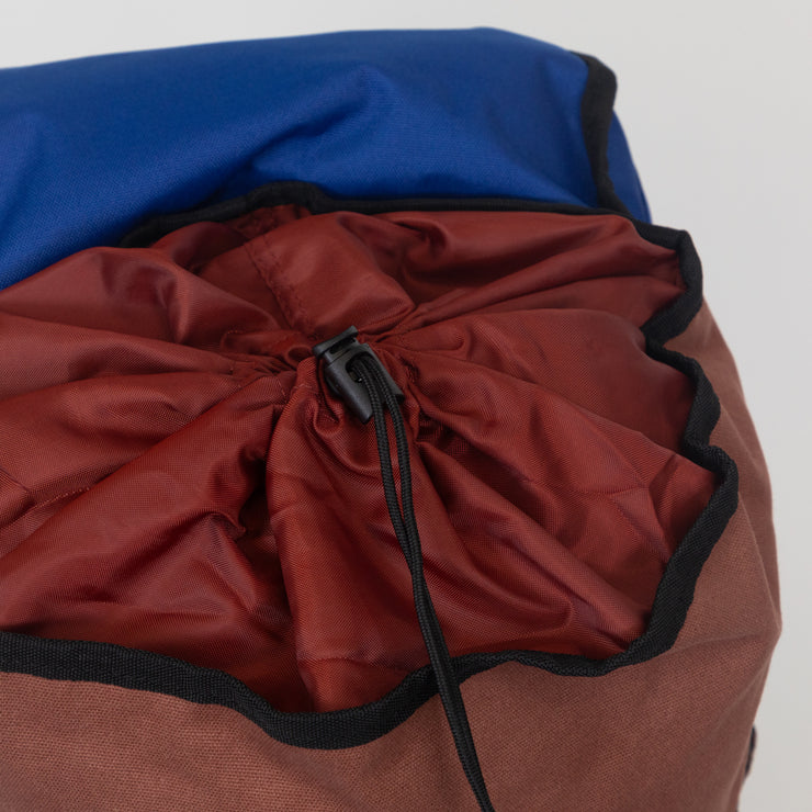 KAVU Daypack Backpack in BLUE & BROWN