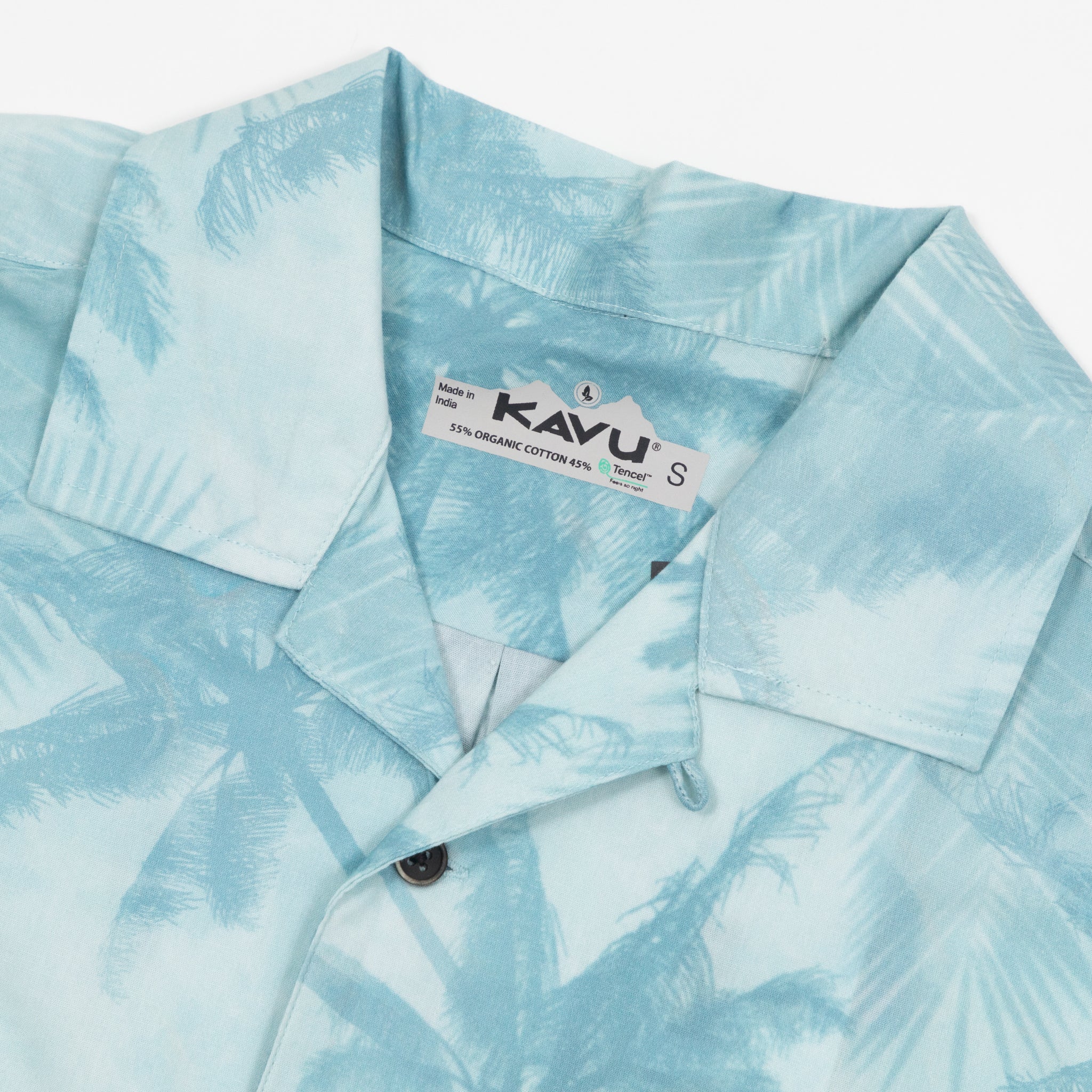 KAVU Bainbridge Patterned Shirt in BLUE